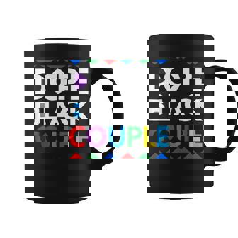Matching Couple Dope Black Love Melanin Couples Melanated Coffee Mug - Thegiftio