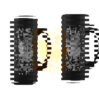 Medieval Frog On Cat Coffee Mug | Seseable CA