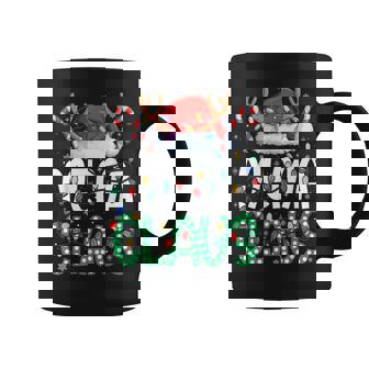 Mema Claus Christmas Lights Pajama Family Matching Grandma Coffee Mug - Thegiftio