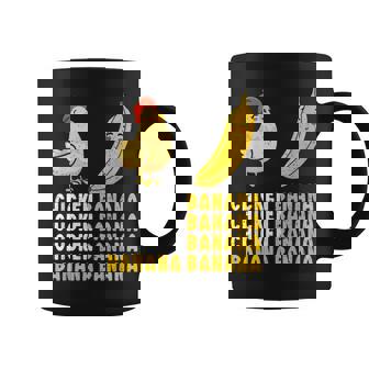 Meme Divertido De Baile De Pollo Y Plátano Para Niñas Es Y Niños Taza de café - Regaloses