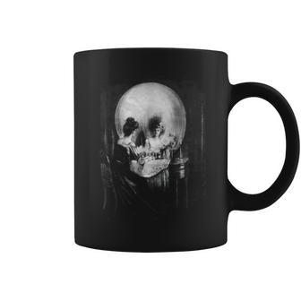 Memento Mori Estoicismo Calavera Ilusión Todo Esanidad Taza de café - Regaloses