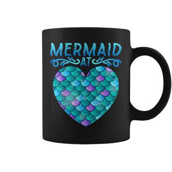 Mermaid At Heart Top Mit Meeresfischschwanz Tiefsee-Meerjungfrauen-Muscheln Tassen - Geschenkecke