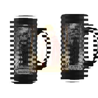 Merry Krampus Pajama Christmas Horror Ugly Sweater Coffee Mug - Monsterry