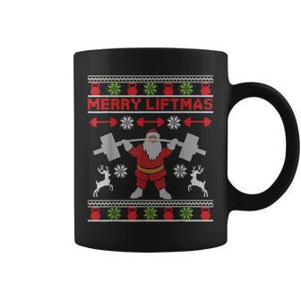 Merry Liftmasanta Klaus Bodybuilder Weihnachten Fitness Tassen - Geschenkecke