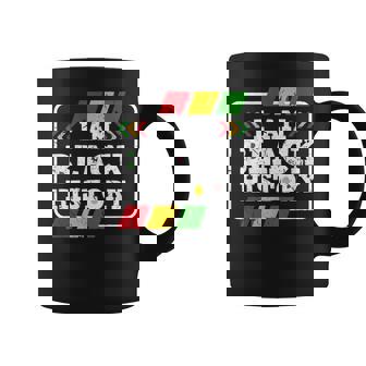 Mes De La Historia De Los Negros Febrero Negro Y Orgulloso Taza de café - Regaloses