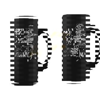 Messy Bun Sittin Pretty & Ridin-Dirty Country Southern Coffee Mug | Mazezy