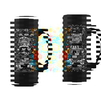 Mexican Cinco De Mayo Dia De Los Muertos Fleursugarkull Tasse - Cadeauxyz