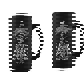 Mexico Tequila Dia De Los Muertosquelette Mexicainintage Tasse - Cadeauxyz