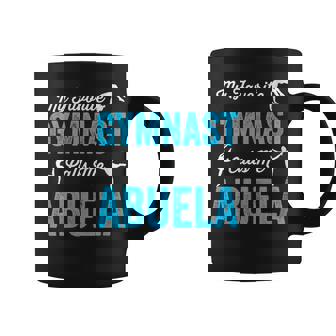Mi Gimnasta Favorita Me Llama Abuela Gimnasta Divertida Cuello Taza de café - Regaloses