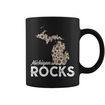 Michigan Rocks Petoskey Stones Midwest Rock Collector Coffee Mug - Thegiftio UK