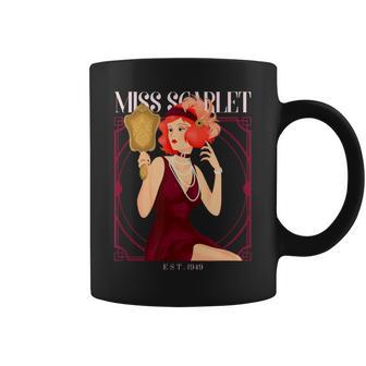 Miss Scarlet Clue Game Coffee Mug - Thegiftio UK
