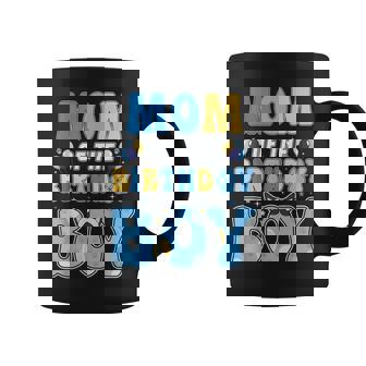 Mom Of The Birthday Boy Family Blue Dog Birthday Party Coffee Mug | Seseable FR