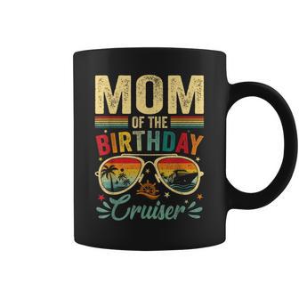 Mom Of The Birthday Cruiser Sunglasses Cruise Vintage Coffee Mug - Thegiftio UK