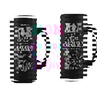 Mom Of The Birthday For Girl Dinosaur T-Rex Party Family Coffee Mug | Mazezy