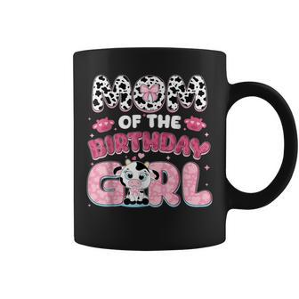 Mom Of The Birthday Girl Farm Cow Family Birthday Decoration Coffee Mug - Thegiftio UK