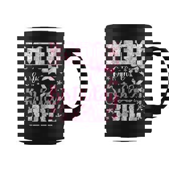 Mom Of The Birthday Girl Pink Bow Flower Birthday Girl Coffee Mug - Monsterry