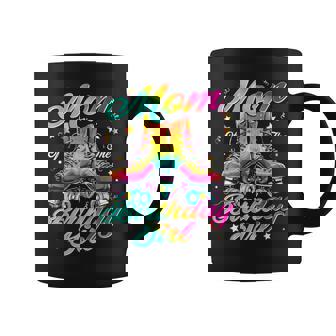 Mom Of The Birthday Girl Roller Skate Skating Party Skater Coffee Mug | Mazezy