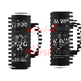 Mom Grandma Retired Nurse Nothing Scare Me Retirement Coffee Mug | Seseable CA