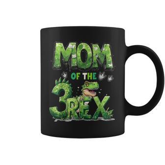 Mom Of The Three Rex Birthday Boy Dinosaur Family Matching Coffee Mug - Thegiftio UK