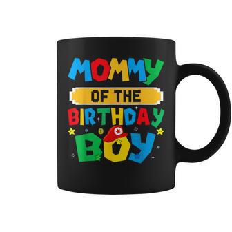 Mommy Of The Birthday Boy Game Video Gaming Matching Family Coffee Mug - Monsterry