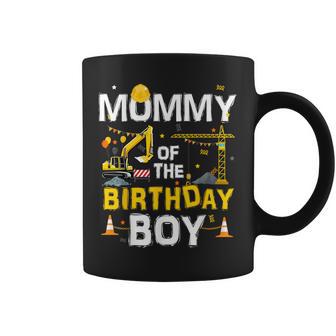 Mommy Of The Birthday Boy Matching Construction Crew B-Day Coffee Mug - Monsterry