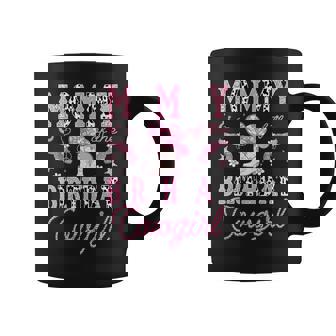 Mommy Of The Birthday Cowgirl Rodeo Pink Boots Disco Coffee Mug - Monsterry
