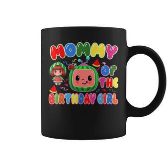 Mommy Of The Birthday Girl Melon Family Matching Coffee Mug - Monsterry