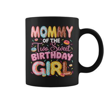 Mommy Of The Two Sweet Birthday Girl Donut 2Nd Birthday Coffee Mug - Monsterry