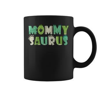 Mommysaurus T Rex Dinosaur Mommy Saurus Mom Family Matching Coffee Mug - Monsterry