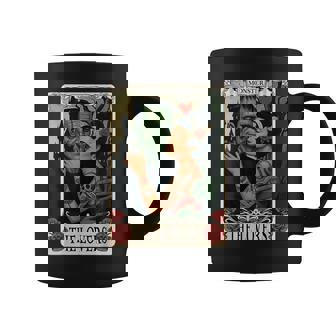 The Monster Frankenstein And Bride The Lovers Tarot Card Coffee Mug - Monsterry