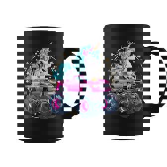 Monster Truck Unicorn Girl Birthday Party Monster Truck Coffee Mug - Thegiftio