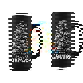 You Can Never Have Too Many Monster Trucks Boys Big Trucks Coffee Mug | Mazezy