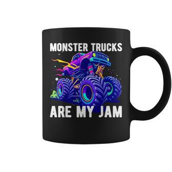 Monster Trucks Are My Jam Monster Truck Coffee Mug - Monsterry