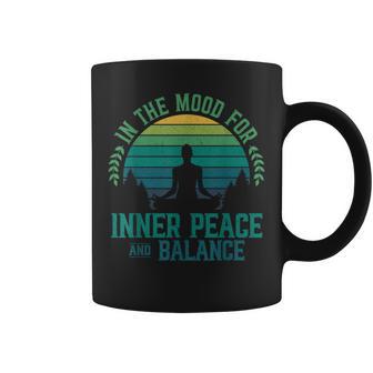 In The Mood For Inner Peace And Balance Zen Meditation Yoga Coffee Mug - Thegiftio UK