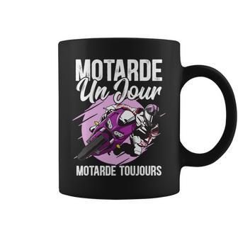Motarde Un Jour Moto Cadeau Manche Longue Tasse - Cadeauxyz
