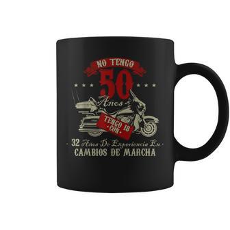 Motero Divertido Biker Humor 50 Cumpleaños Hombre Moto Taza de café - Regaloses