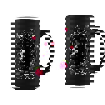 Mothman Kawaii Strawberry Milk Shake Cryptid Coffee Mug | Mazezy