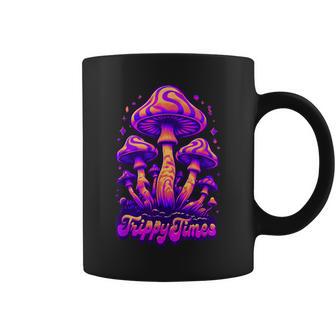 Motif Champignons Psychédéliques Trippy Times Tasse - Cadeauxyz