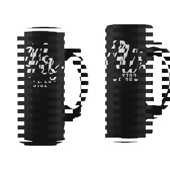 Mrs Est 2026 Just Married Couple Wedding Party Mr Mrs Bride Coffee Mug | Seseable CA