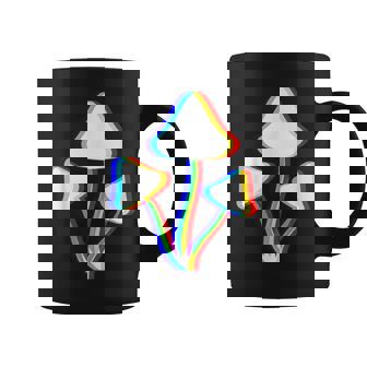 Mushroom Psychedelic EDM Trippy Vaporwave Techno Rave Coffee Mug | Mazezy
