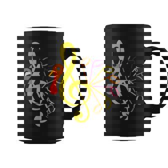 Music Note Symbol Turkey Teacher Fall Thanksgiving Autumn Coffee Mug | Mazezy