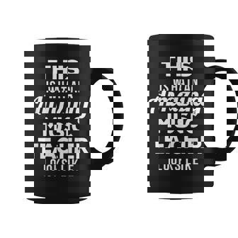 Music Teacher Idea Appreciation Graduation Birthday Coffee Mug | Mazezy
