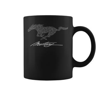 Mustang Model Names Coffee Mug - Thegiftio UK