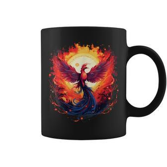 Mythical Bird Phoenix Rising Rejuvenation Fire Phoenix Bird Coffee Mug - Thegiftio UK