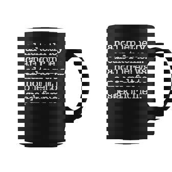 Then They Came For Me Political Protest World War 2 Coffee Mug - Monsterry