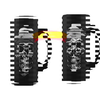 Nacionalidad País Origen Cráneo Calavera Bandera España Taza de café - Regaloses