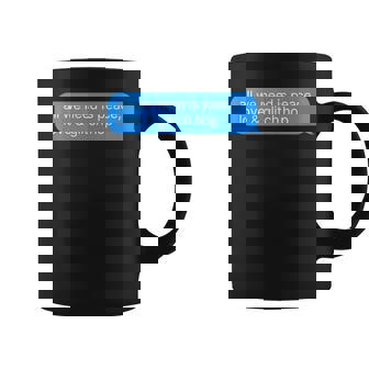 All We Need Is Peace Love & Glitch Hop Tank Top Coffee Mug | Mazezy