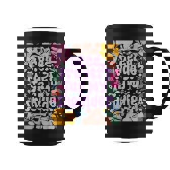 Need Prayer Tap My Shoulder Boho Floral Jesus Christian Pray Coffee Mug - Monsterry
