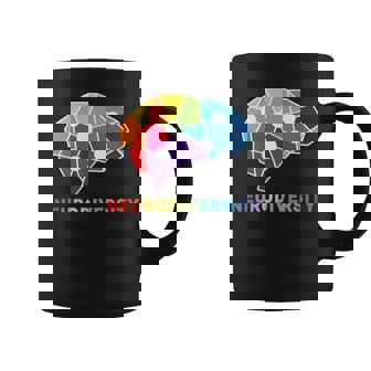 Neurodiversidad Arco Iris Cerebro Neurodiversidad Taza de café - Regaloses
