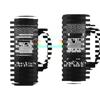 New Wave Music Retro Vintage Cassette Tape 80's Artistic Coffee Mug | Mazezy